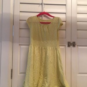 H&M yellow heart dress
